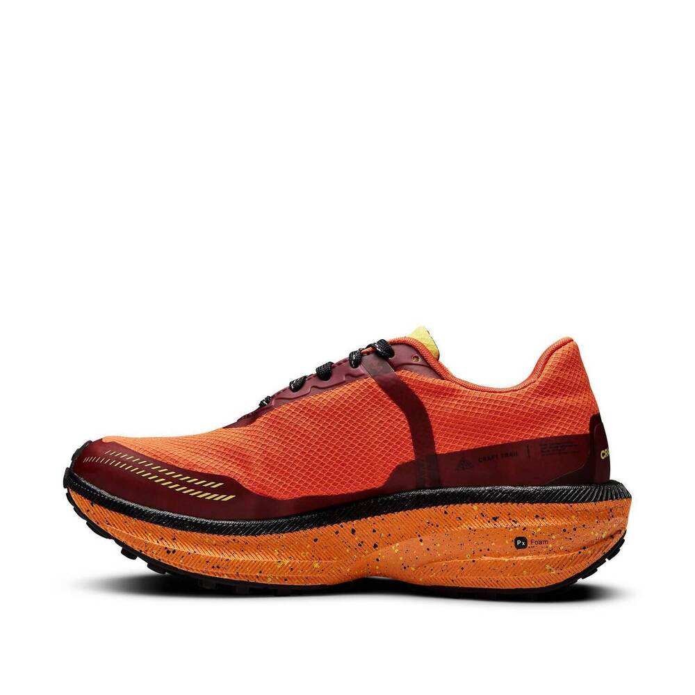 NEW CRAFT women's endurance trail hydro running shoes in vibrant-jaffa